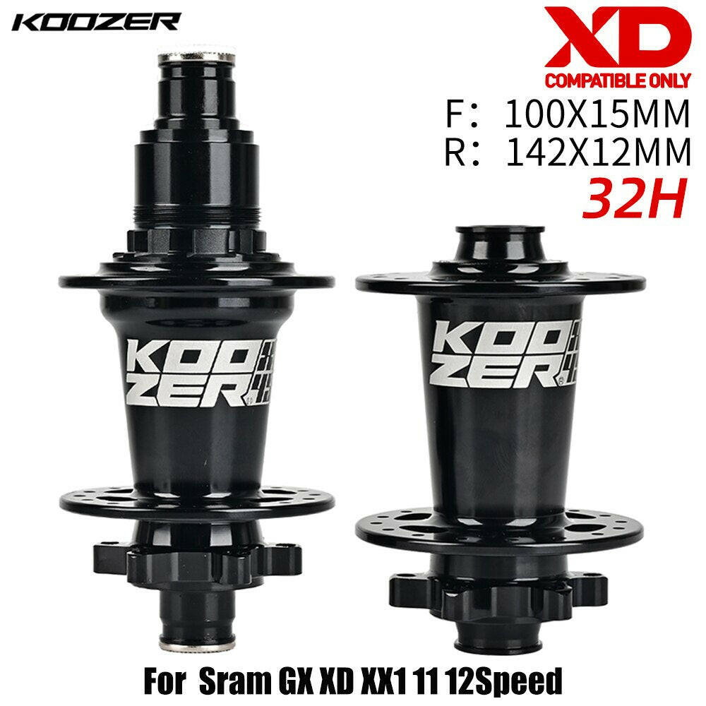 Bicycle Hubs KOOZER XM490 PRO 28/32/36 Holes Qr Thru TA Steel Shaft 4 Bearing 6 Pawl K7 HG XD MS 8 9 10 11 12 speed SX NX 12S-WAYBIKER