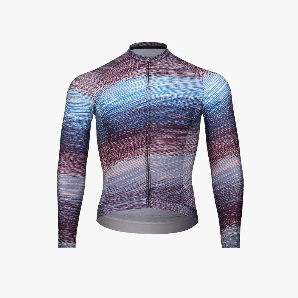 2023 Summer Cycling Jersey Long Sleeve Men Customized Team Pro Race Bicycle Clothing-WAYBIKER