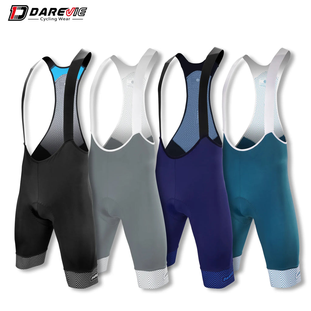 DAREVIE Cycling Bib Shorts 6H 500KM Pro Team Men's Cycling Bretelle Anti-slip 7cm Leg Gripper Cycling Tights Men Cycling Braces