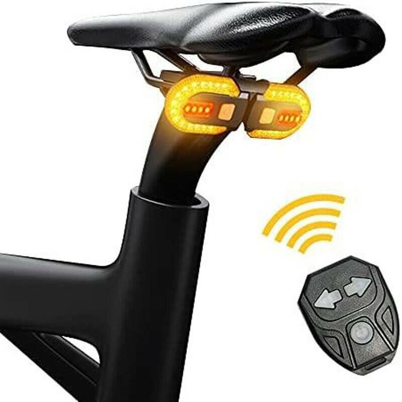 Bike Turn Signal Rear Light LED Bicycle Lamp USB Rechargeable Bike Wireless Lights Back MTB Tail Light Bike Accessories-WAYBIKER