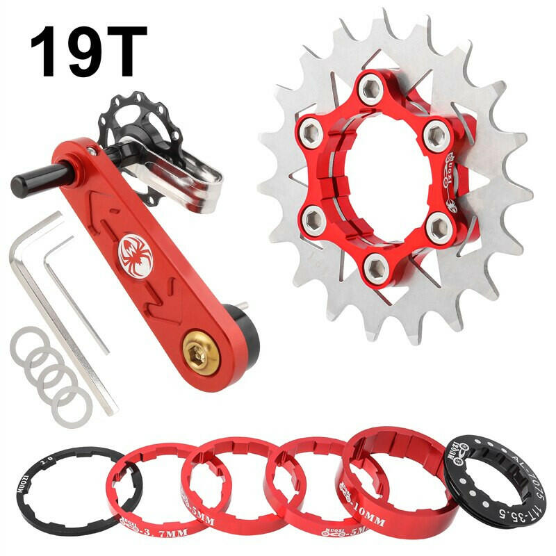 MUQZI Conversion Kit 18T 19T 20T 21T 22T Single Speed Cassette Cog And Chain Tensioner For Road And MTB Bike-WAYBIKER