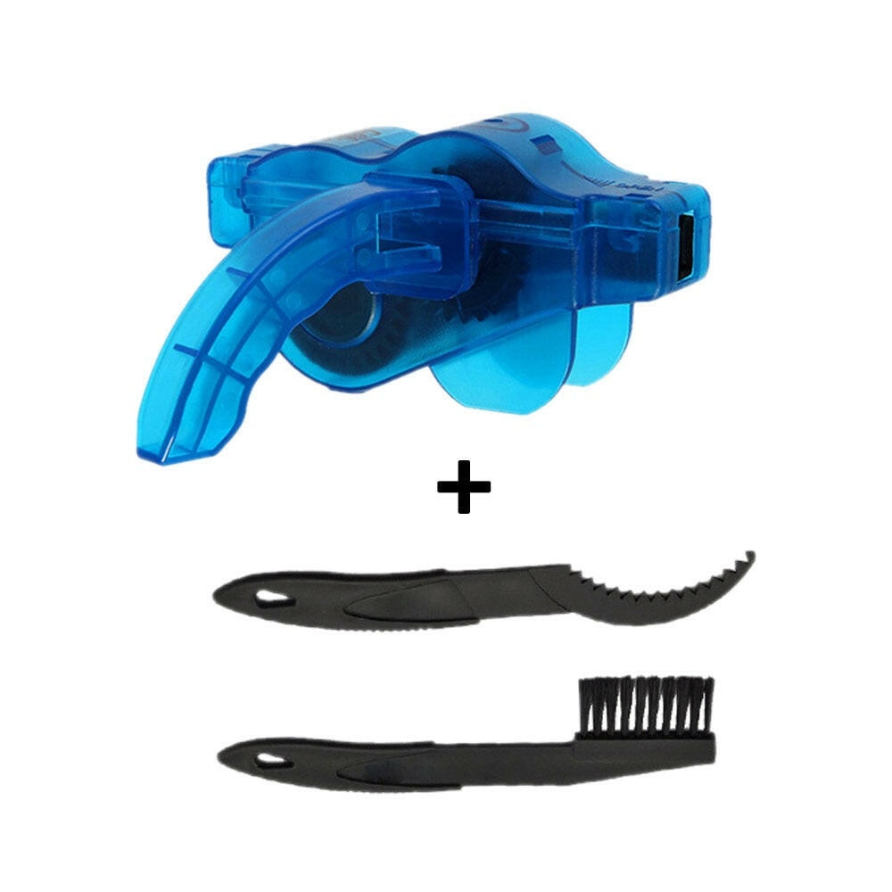 Chain Cleaner Cleaning Bicycle Chain Brush Wash Tool Set MTB Road Bike Protection Oil Chain Gear Grunge Brush for Mountain Bike-WAYBIKER