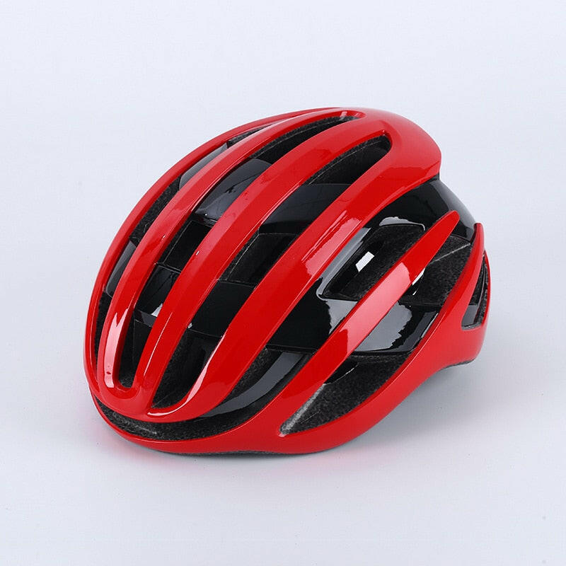 Road Bicycle Helmet Red Cycling helmet For Man Women Size M L EPS + PC Shell Mtb Bike Equipment Outdoor Sports Safety Cap-WAYBIKER