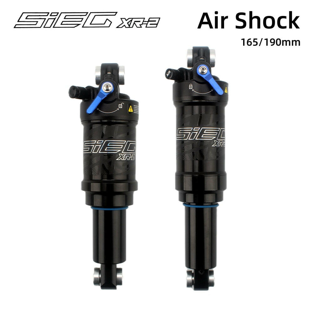 SIEG XR2 Mountain Bike Air Shock Absorber With Lock for 165mm 190mm MTB Scooter Soft Tail Electric Bicycle Rear Shock Absorber-WAYBIKER