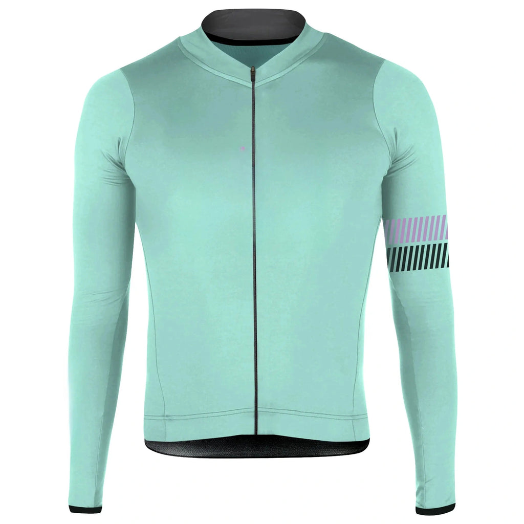 2023 Men's Summer Spring  Long Sleeve Cycling Jersey Shirt Road Mtb Wear  Outdoor-WAYBIKER