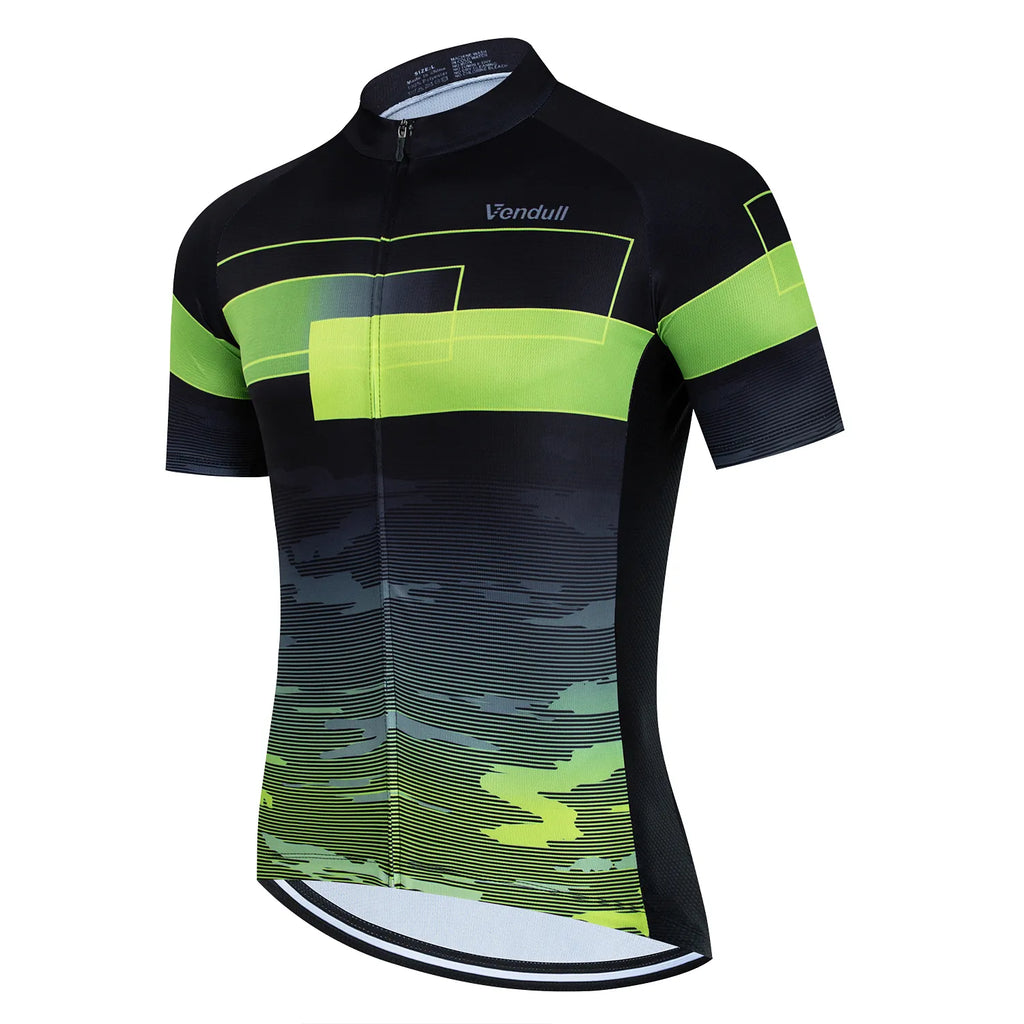 2023 Vendull Team Cycling Jersey Men Bicycle Clothing Male MTB Maillot Clothes Pockets Mountain Bike Shirt Enduro Racing Summer-WAYBIKER