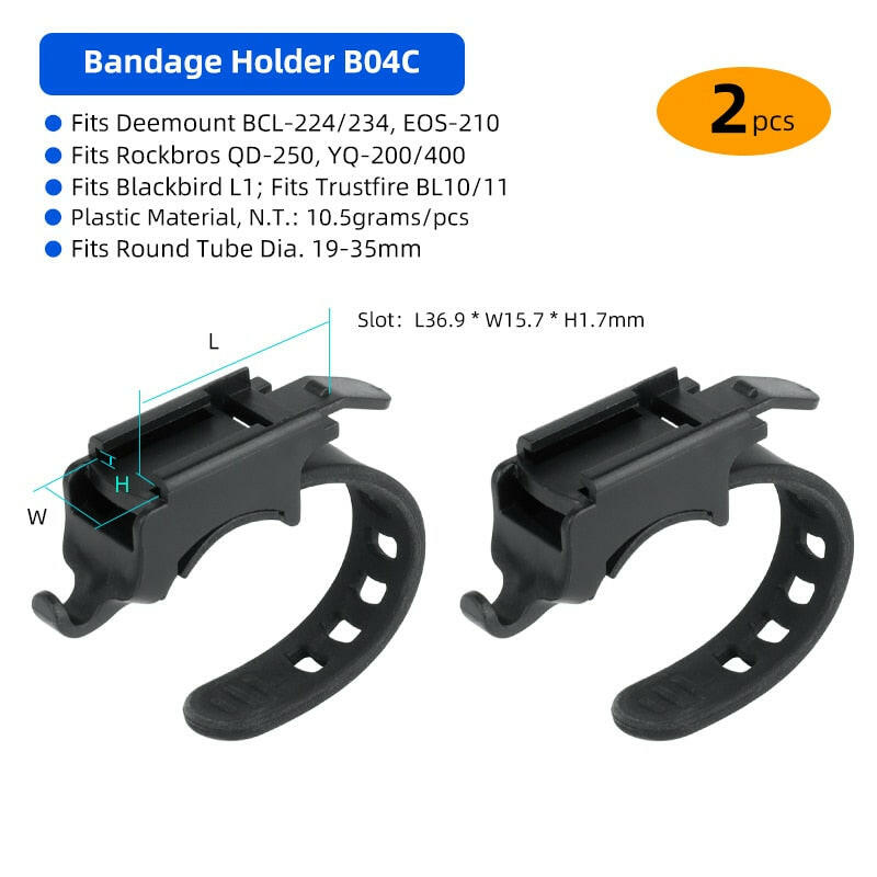 Bicycle Headlight Stand Mount W/ Gopro Interface MTB LED Lamp Bracket for Rockbros QD-250 YQ200/400 Blackbird L1-WAYBIKER