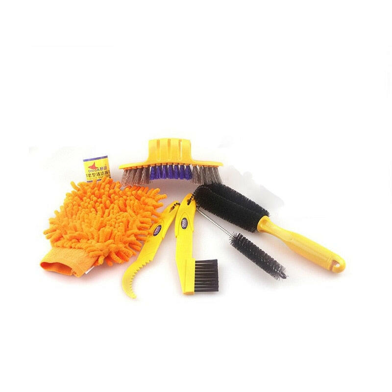 Bicycle Chain Cleaning Bicycle Chain Brush Wash Tool Set MTB Road  Cycling Cleaning Kit Repair Tools Bicycle Accessories-WAYBIKER