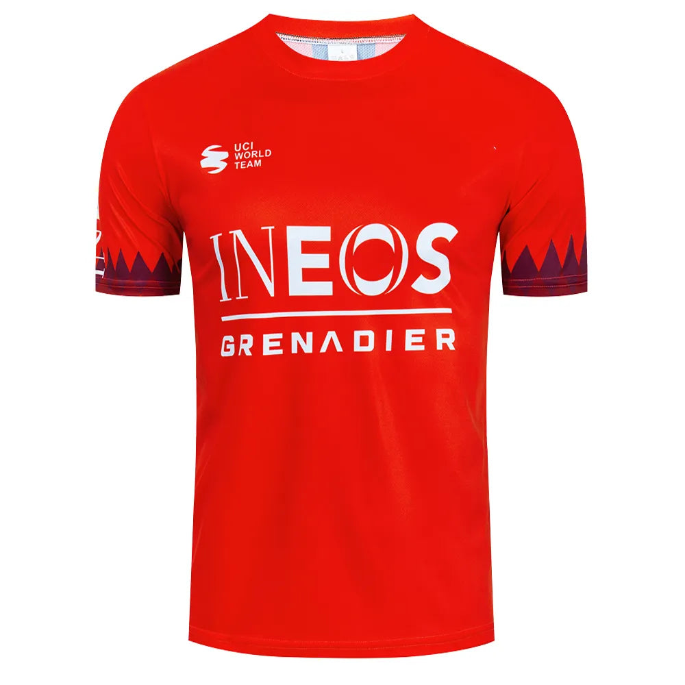 2024 INEOS T-shirt Cycling Team Jersey Men Women Pro Road Bike Maillot Tops Ropa Ciclismo Quick Dry Sports Tshirt-WAYBIKER