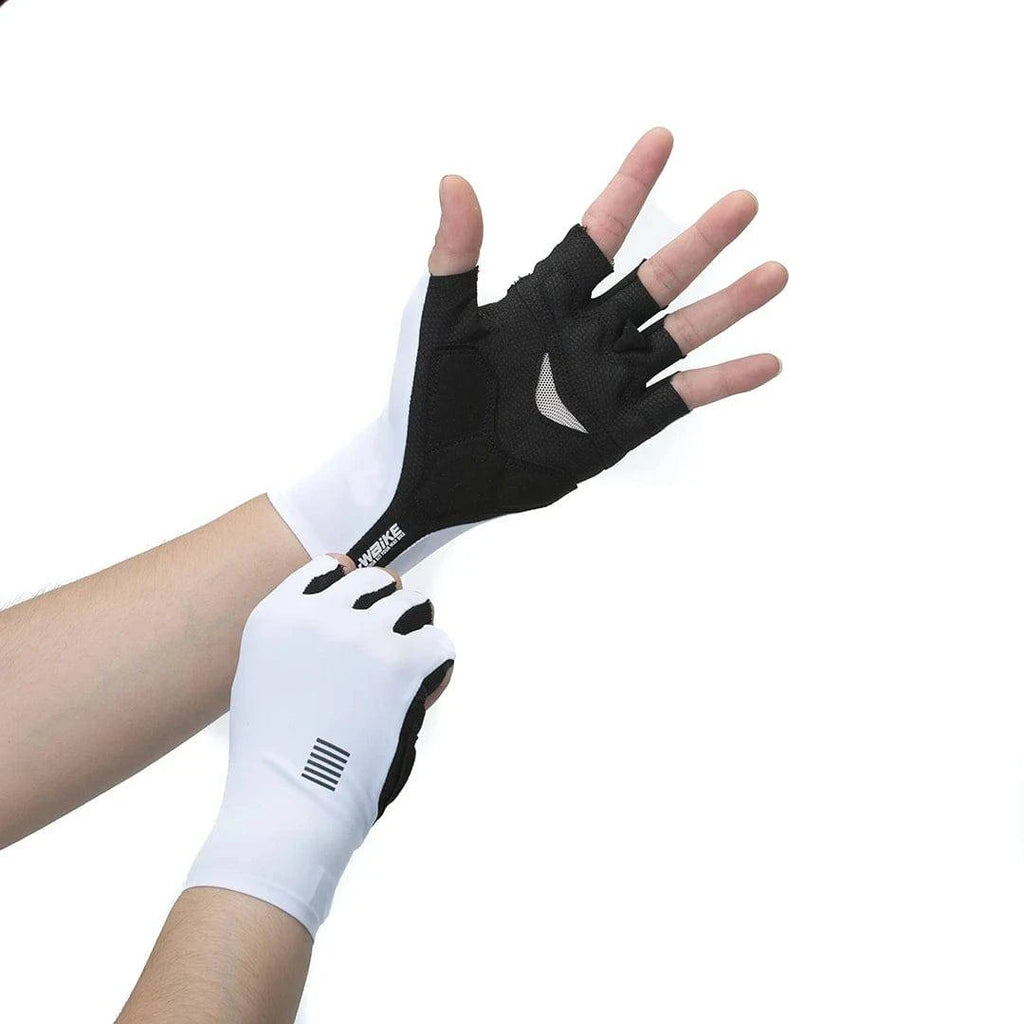 YKYWBIKE Cycling Gloves MTB Bike Gloves Sports Half Finger Sports Riding Goves Men Breathable Shockproof Bicycle Gloves 304