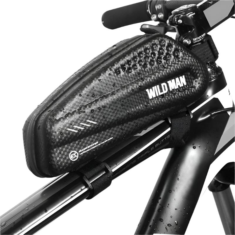 WILD MAN Mountain Bike Bag Top Tube Pannier Rainproof Waterproof Bicycle Bag Front Cycling Frame Bag Mtb Accesorios-WAYBIKER