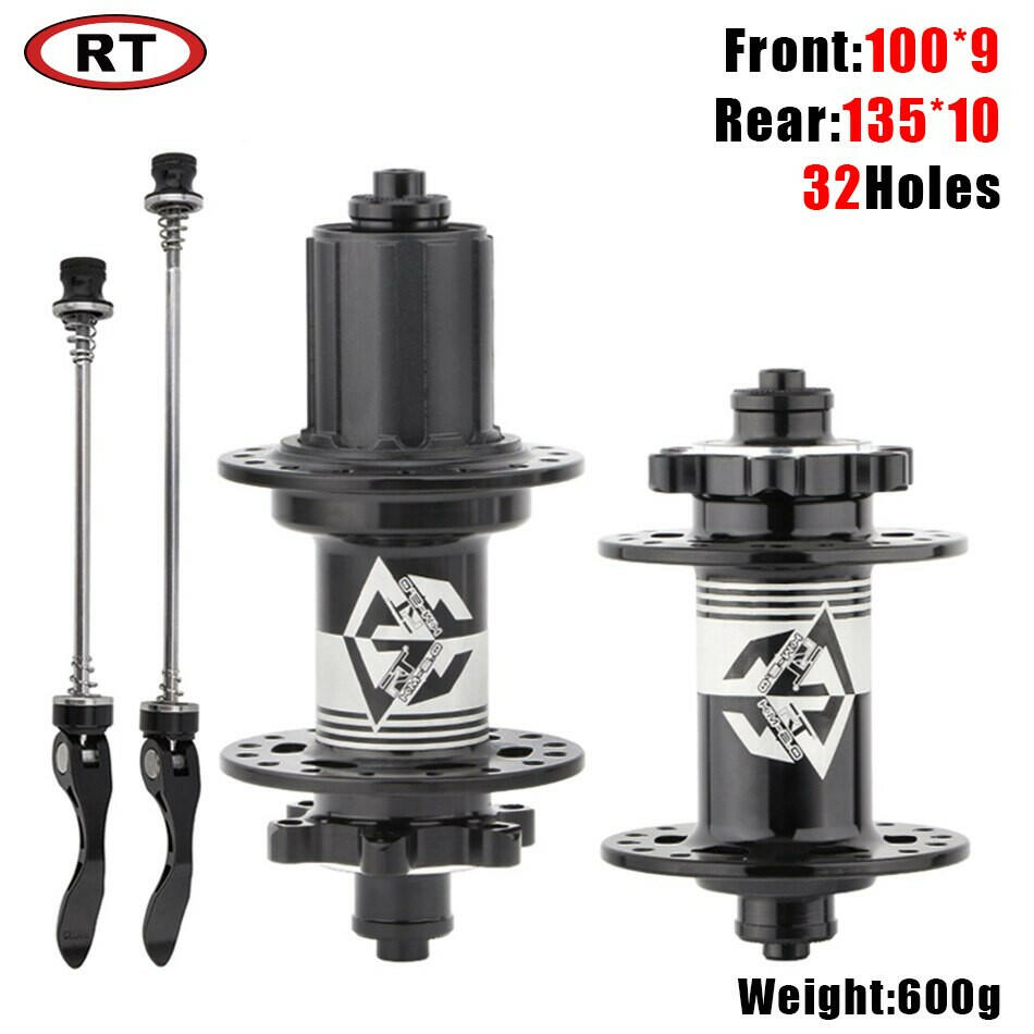 RT Mountain Bike Hub 32 Hole 5 Bearing Hub Rear 10*135mm QR100*15 12*142mm 8/9/10/11 Speed Quick Release Disc Brake MTB Hub-WAYBIKER