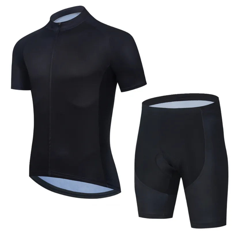 Summer Men's New Sports Cycling Short-sleeved Suit Quick-drying Breathable Mountain Bike Cycling Jersey-WAYBIKER