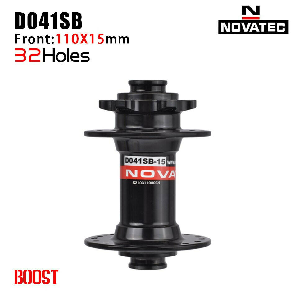 NOVATEC Bicycle Hub 4 Peilin Mountain Bike Hub D041SB/D042SB 28/32/36 Holes 6-Bolt Disc Brake For 8/9/10/11/12 Speed HG hub Body