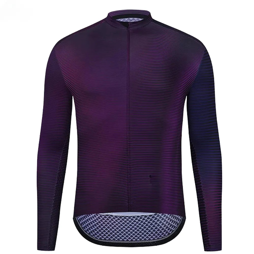 Top Quality Pro Cycling Jersey Long Sleeve Pockets MTB Bicycle Clothing Mountain Bike Sportswear Sport Clothes Shirt-WAYBIKER