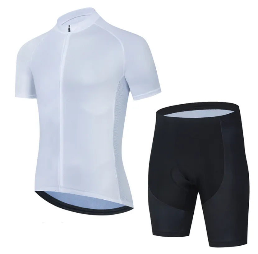 Summer Men's New Sports Cycling Short-sleeved Suit Quick-drying Breathable Mountain Bike Cycling Jersey-WAYBIKER