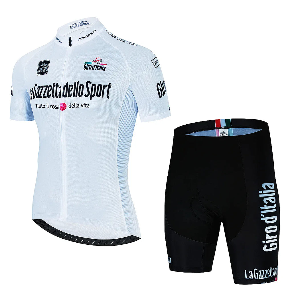 2023 Giro d'Italia Cycling Jersey Set MTB Uniform Bike Wear Ropa Ciclismo Bicycle Clothes Short Cycling Clothing Maillot Culotte