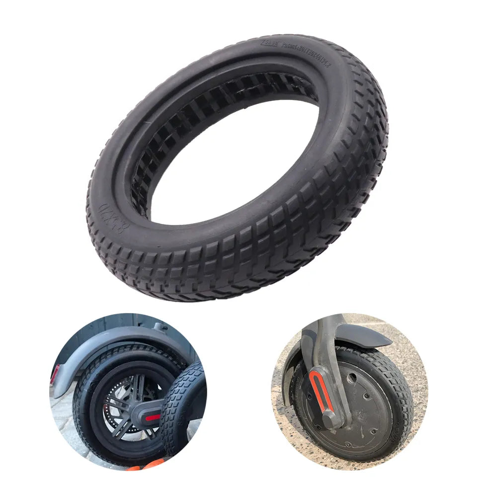 New Damping Hollow Vacuum Solid Tire For XIAOMI PRO MIJIA M365 electric scooter Upgraded version 8.5 inch Avoid pneumatic Tyre-WAYBIKER