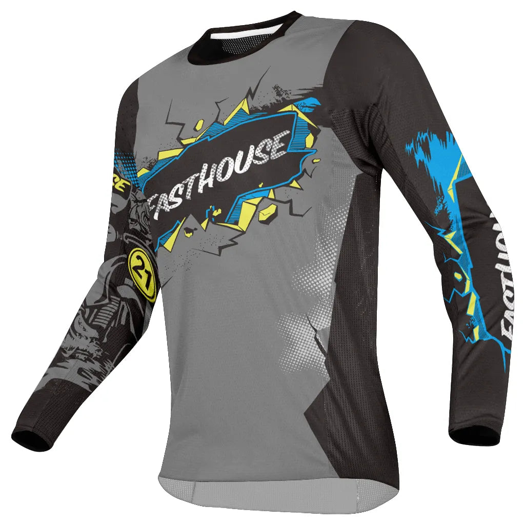 FASTHOUSE MTB Cycling Sleeve Cycling Jersey Downhill Shirt Camiseta Motocross T-shirt Mx Mountain Bike Clothing Mtb jersey-WAYBIKER