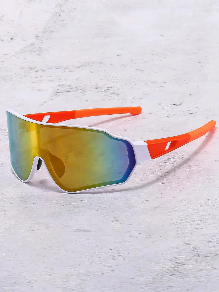 Orange Sport Glasses For Hiking Running Driving Riding Fishing Sports Style-WAYBIKER