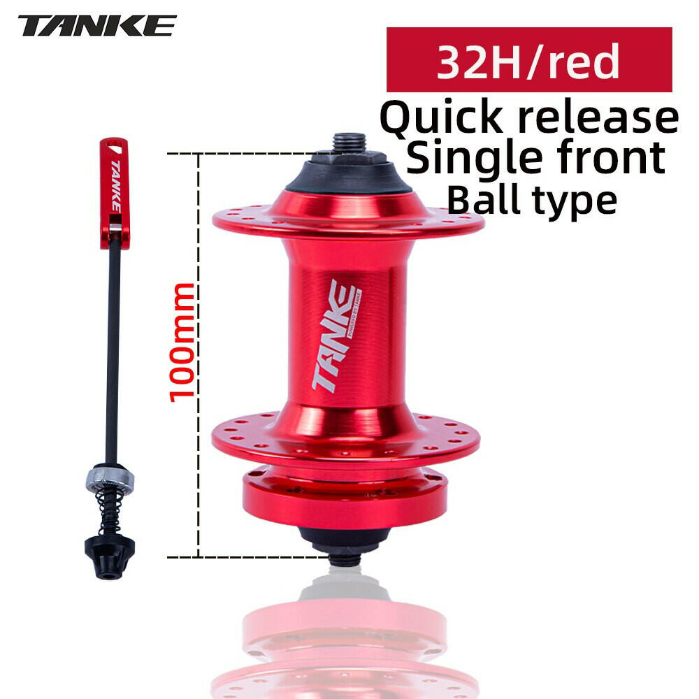 TANKE 32 Holes MTB Bike Hub 5 Colors Steel Beads Ball Quick Release 135mm Disc Brake Bicycle Hub Cube For HG 8 9 10 11 12 Speed-WAYBIKER