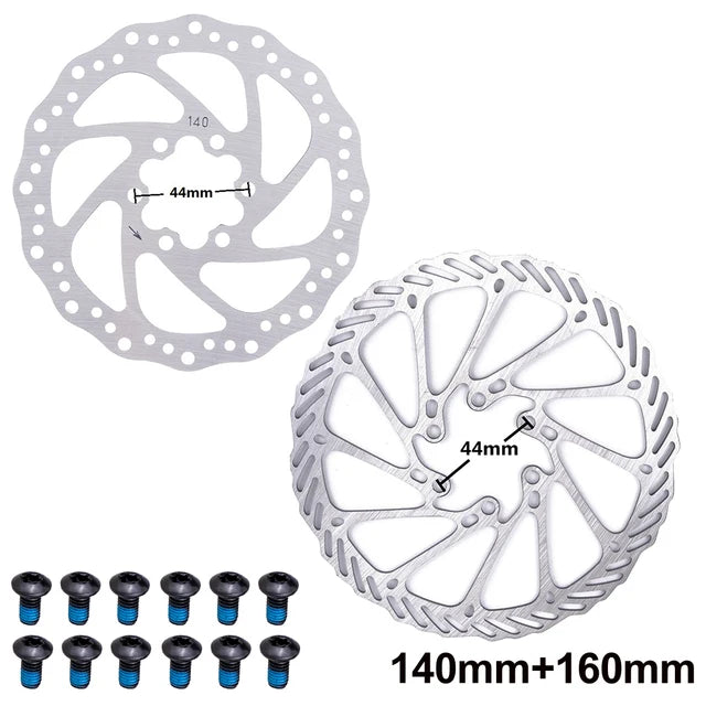 ZTTO Bicycle Brake Rotor 120 140 160 180 203mm 6 in Stainless Steel Hydraulic Brake Rotor MTB Road Bike Disc Brake With T25 Bolt