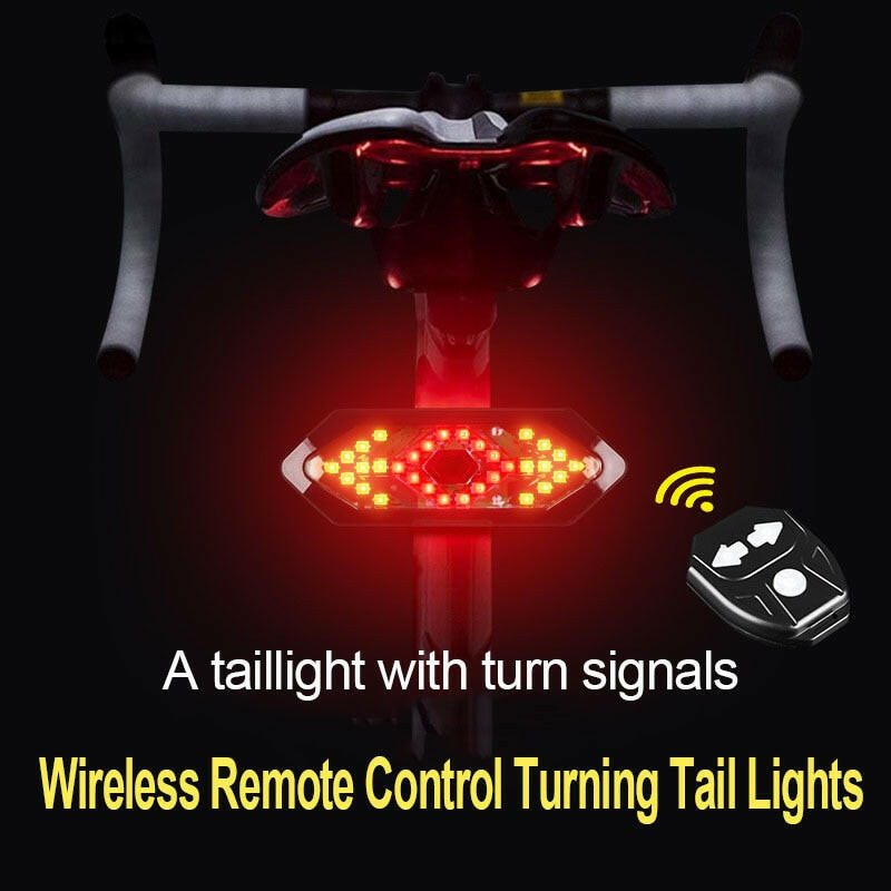 Rear Lamp Smart Bike Wireless Remote Turn Signal Lights Bicycle MTB LED Taillight Easily Installation ElectricScooter direction