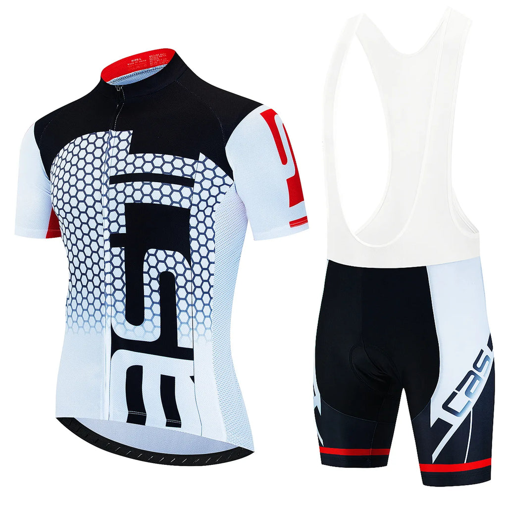 New Cycling Jersey Set Summer Cycling Clothing MTB Bike Clothes Uniform Maillot Ropa Ciclismo Men's Cycling Clothes Bicycle Suit