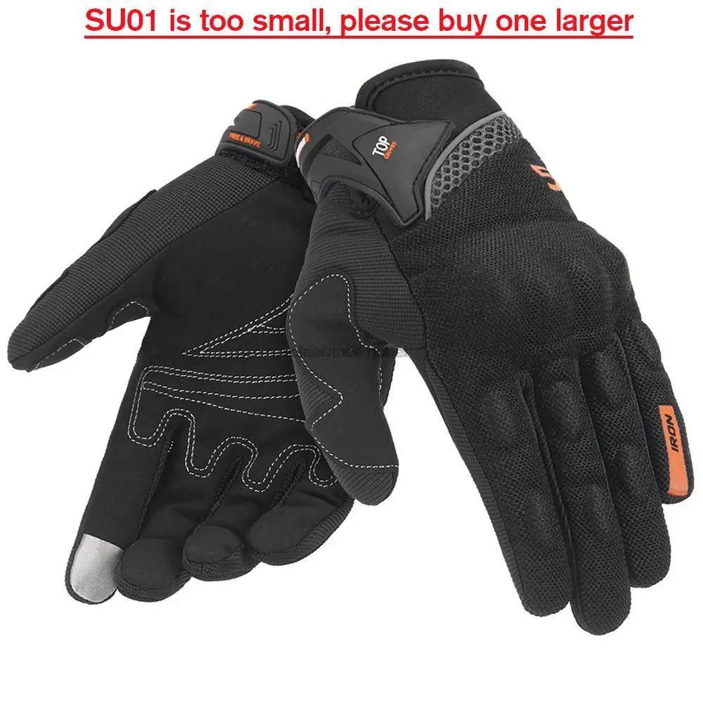 Cycling Gloves Racing Breathable Full Finger Protective Touch Screen Guantes Racing Moto Motocross Outdoor Sports Gloves-WAYBIKER