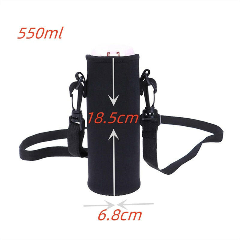 1pc 420-1500ML Sports Water Bottle Case Insulated Bag Neoprene Pouch Holder Sleeve Cover Carrier for Mug Bottle Cup-WAYBIKER