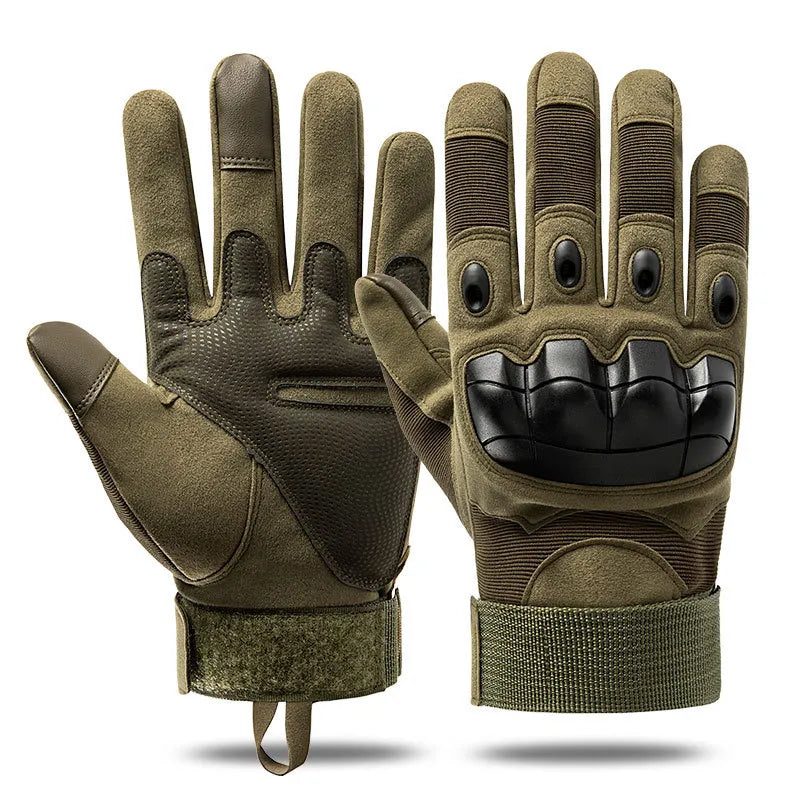 Tactical Cycling Gloves Shooting Gloves Touch Design Sports Protective Fitness Motorcycle Hunting Full Finger Hiking Gloves-WAYBIKER