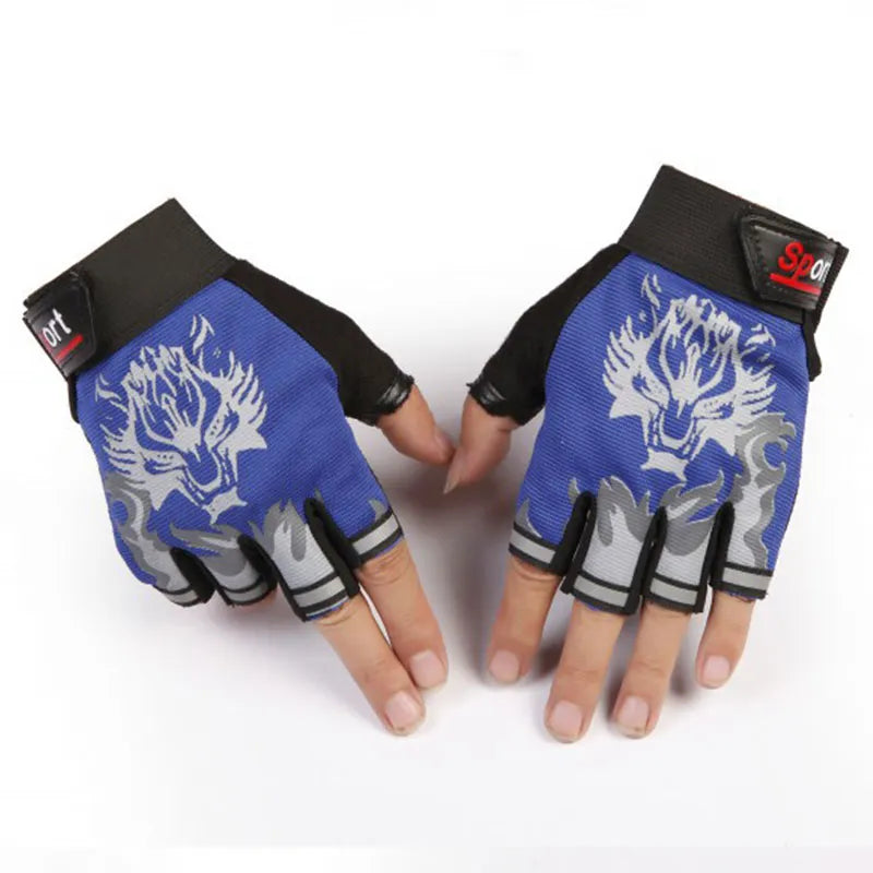 KMT Body Building Gym Training Fitness Weight Lifting Gloves For Men Women Workout Half Finger Exercise Gym Tactical Gloves-WAYBIKER