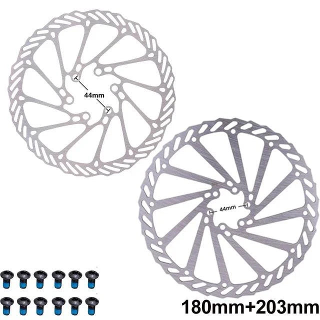 ZTTO Bicycle Brake Rotor 120 140 160 180 203mm 6 in Stainless Steel Hydraulic Brake Rotor MTB Road Bike Disc Brake With T25 Bolt