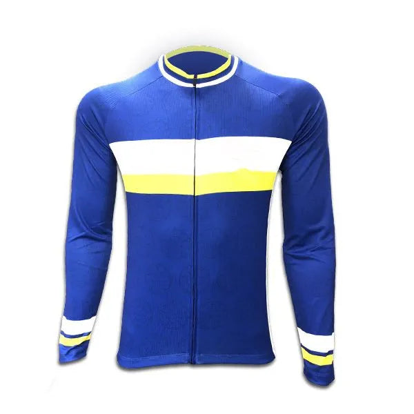 Men  100% Polyester  Mountain  Cycling Jersey Quick-Dry Top Long Sleeve Design Jersey New Hot Sale-WAYBIKER