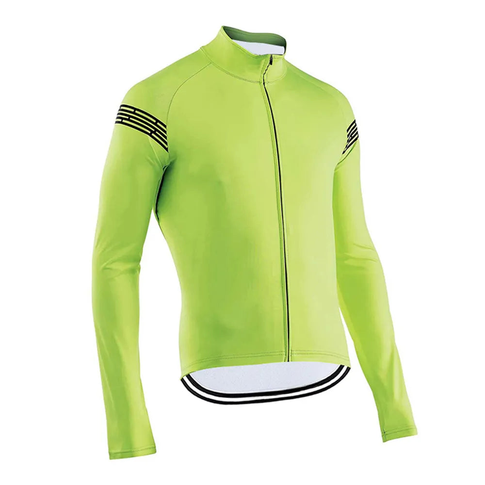 Spring Men's Long Sleeve Sportswear Cycling Jersey Bicycle Autumn Clothes Bike Mountain Bike Shirt Quick Dry Tops Comfortable-WAYBIKER