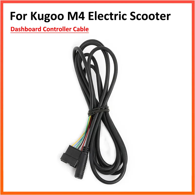 Dashboard Display Connecting Cable for KUGOO M4 Electric Scooter Skateboard Display 6 Pin Instrument Throttle Cable Parts
