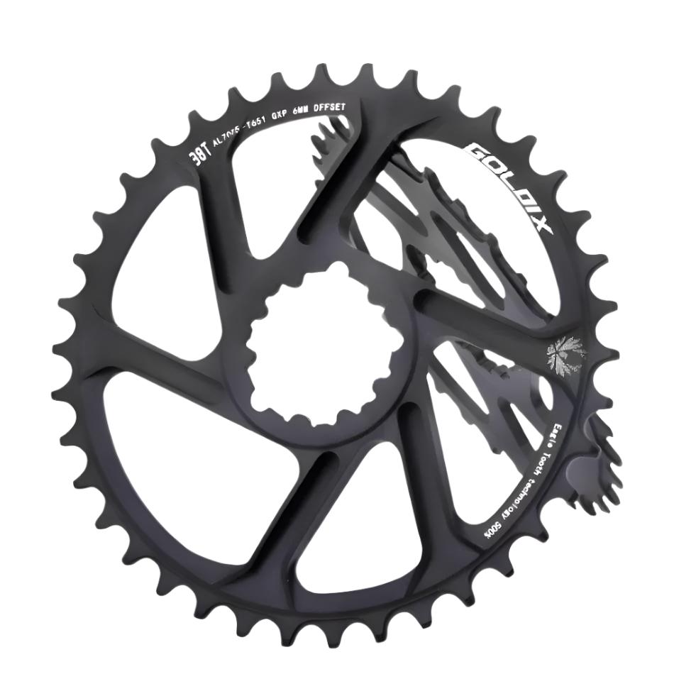 GOLDIX GXP Bicycle Chainring Wide Narrow Chainwheel 30/32/34/36/38T Crankset Crown for Sram DUB 11/12S NX XX XO GX Single Disc-WAYBIKER