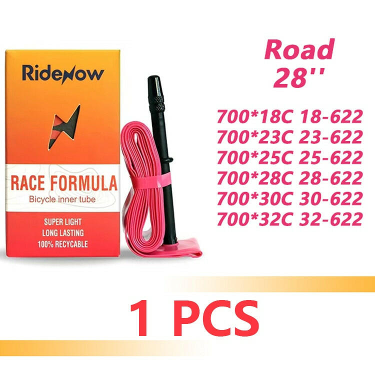 RideNow Ultralight Bicycle Inner Tube 700c x 18-32c Road Bike Inner Tube 45mm/65mm/85mm French Valve For Road Bike Inner Tube