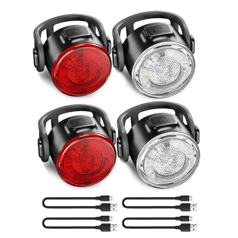 TOPRIDER Bicycle Taillights Waterproof MTB Bike Lamp Battery Powered Warning Cycling Tail Light LED Headlight Rear Lamp-WAYBIKER