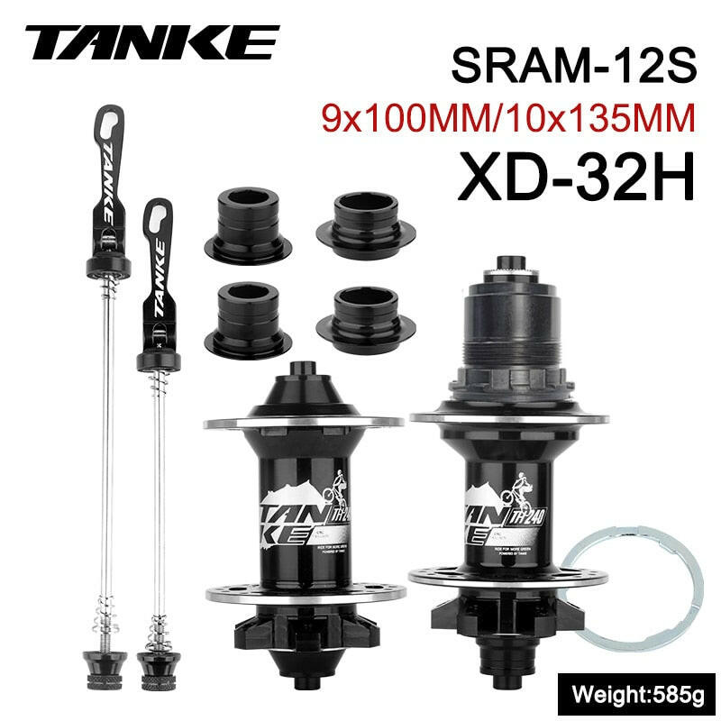 TANKE MTB Hub 6 NBK cubo Sealed Bearing 108 Ring 32 Holes Mountain Bike Disc Brake Aluminum Alloy Bike Hub 7 8 9 10 11 12 Speed-WAYBIKER