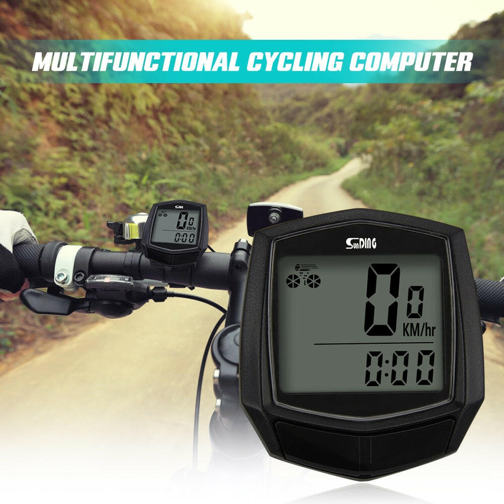 High Quality Cycling Computer Wired Type Bike Computer Rainproof LCD Screen Bicycle Computer 2022 New Arrival Fast Delivery-WAYBIKER