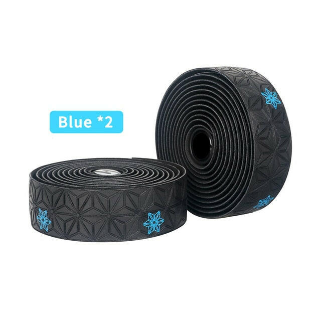 1 pair Soft Road Bike Bicycle Handlebar Cork EVA PU Bar Tape Professional Cycling Damping Anti-Vibration Wrap With 2 Bar Plug