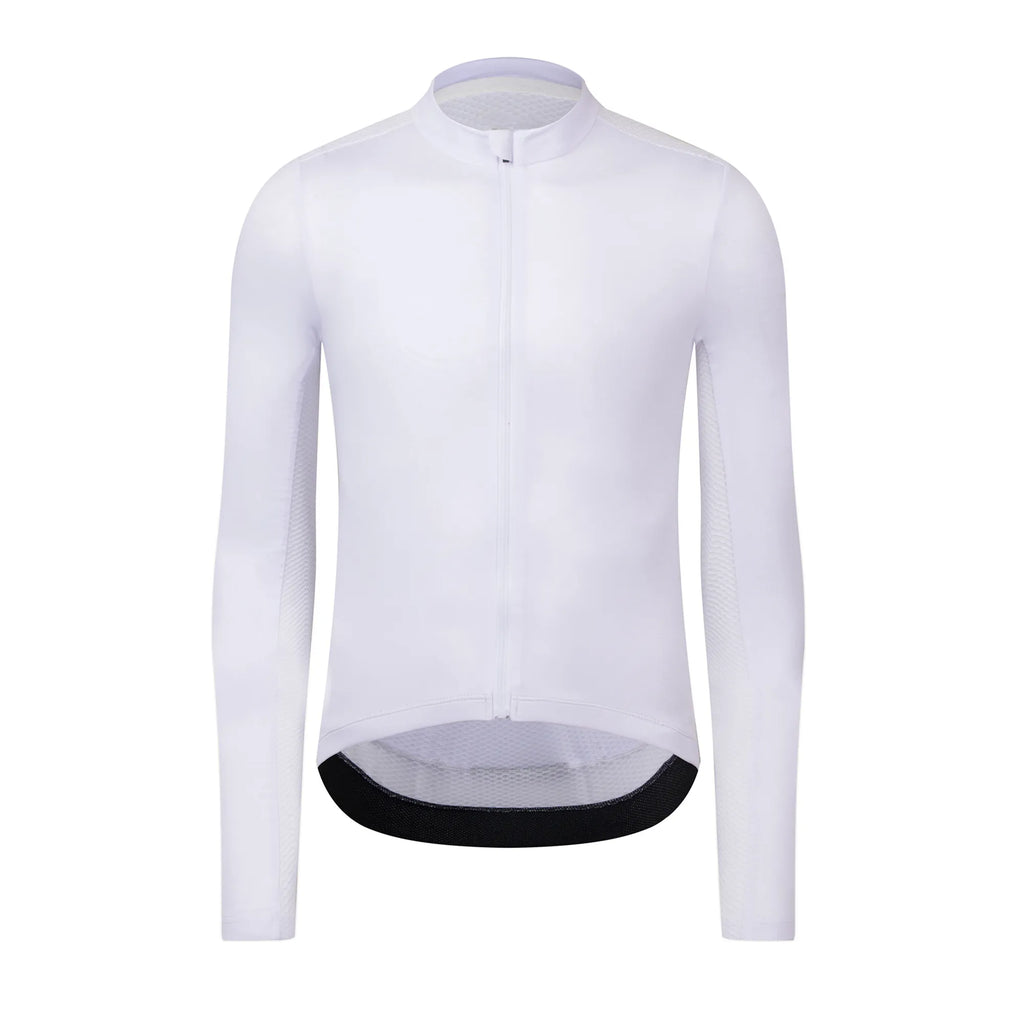 2023 Spring Men Cycling Jersey Long Sleeve Tops MTB Bike Breathable Quick Dry Shirt Bicycle Clothing-WAYBIKER