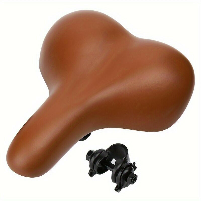 ZHIQIU Wide Bicycle Saddle Exercise or Road Bikes Seat Replacement with Wide Cushion for Men & Women