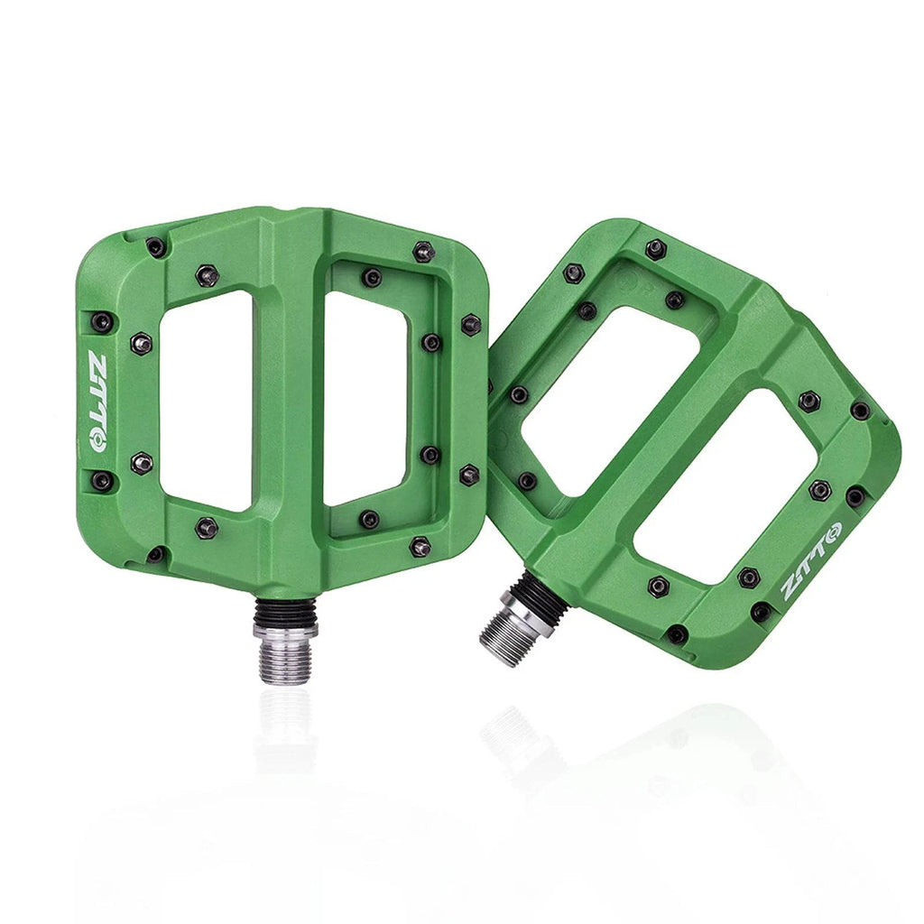 MTB Bike Pedals Non-Slip Mountain Bike Pedals Platform Bicycle Flat Pedals 9/16 Inch For Outdoor Cycling