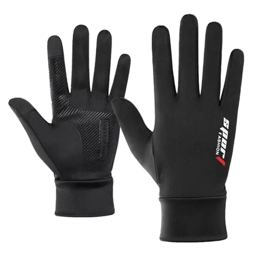 Summer Sun Protection Gloves Touch Screen Thin Gloves Anti-UV Breathable Non Slip Ice Silk Gloves Riding Driving Gloves-WAYBIKER