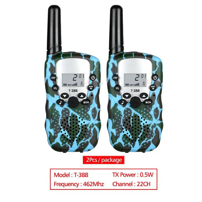 Boys Girls Walkie Talkie Birthday Christmas Gifts2pcs Handheld Transceiver Two Way Radio Mini Toys Talki Walki For Kids PMR FRS-WAYBIKER