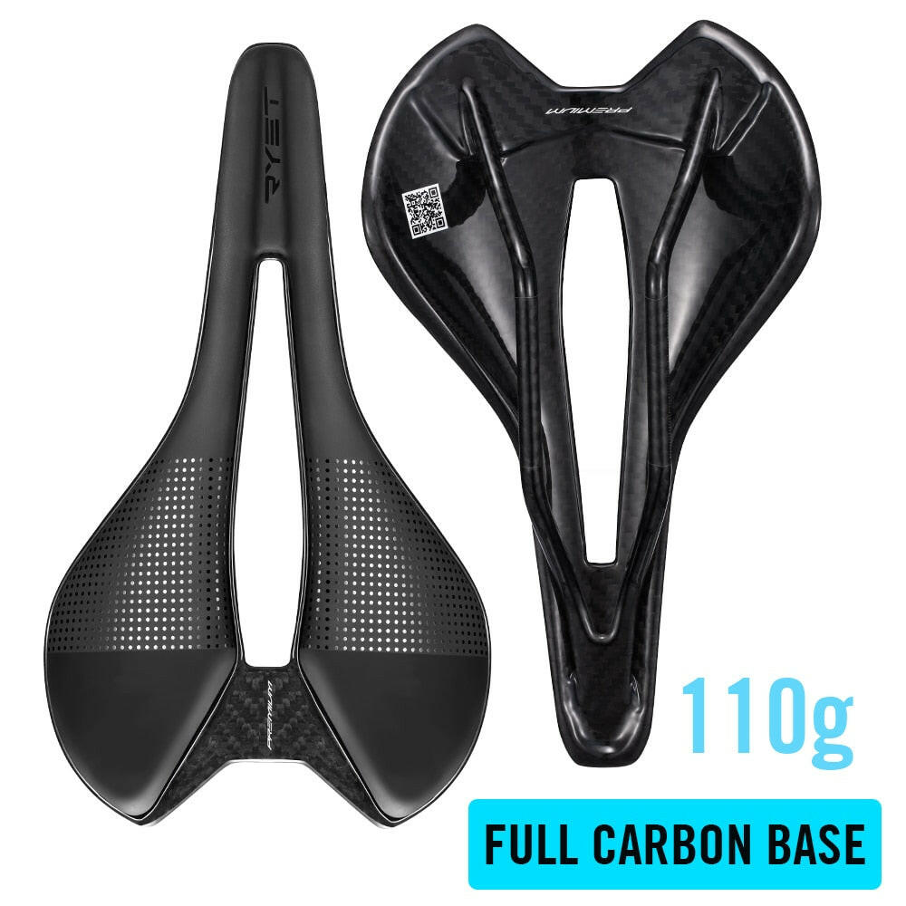 RYET Bike Saddle Super Light Full Carbon Racing Bicycle Seat 7x9mm 7x7mm Rail Superflow Road MTB Seating Cushion Cycling Parts-WAYBIKER