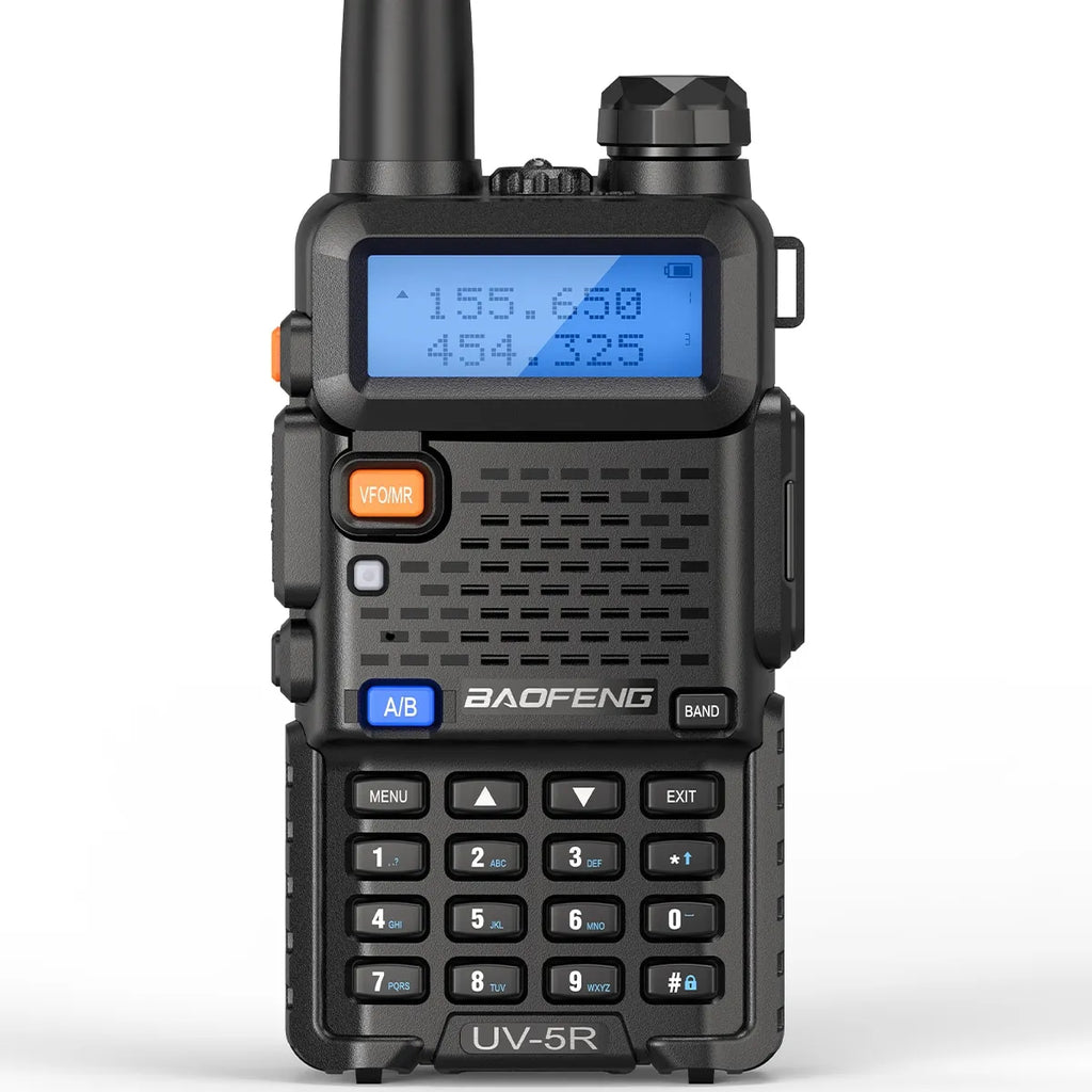 Baofeng UV 5R Walkie Talkie 5W Portable Ham CB Radio Dual Band VHF UHF FM Transceiver Two Way Radio UV82 UV9R Plus-WAYBIKER