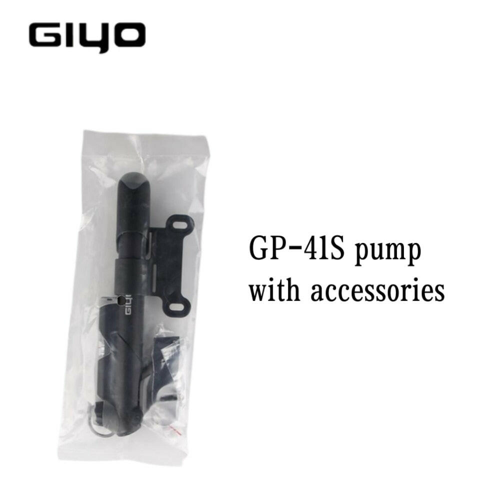 GIYO Original Bicycle Inflator Outdoor Accessories Barometer Mini Portable Pump For Schrader Valve  French Valve SV (AV)  PV(FV)-WAYBIKER